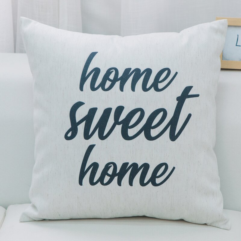 home sweet home throw pillow