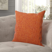 wayfair orange pillows