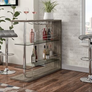 Canela Bar with Wine Storage