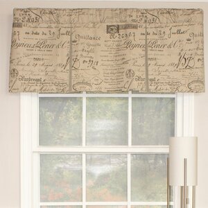 Document Pleated Curtain Valance