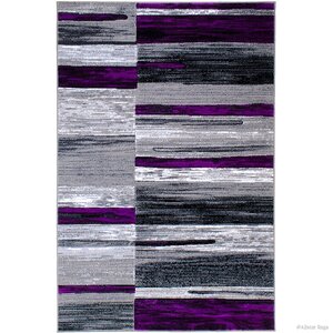 Ingram High-Quality Purple Area Rug