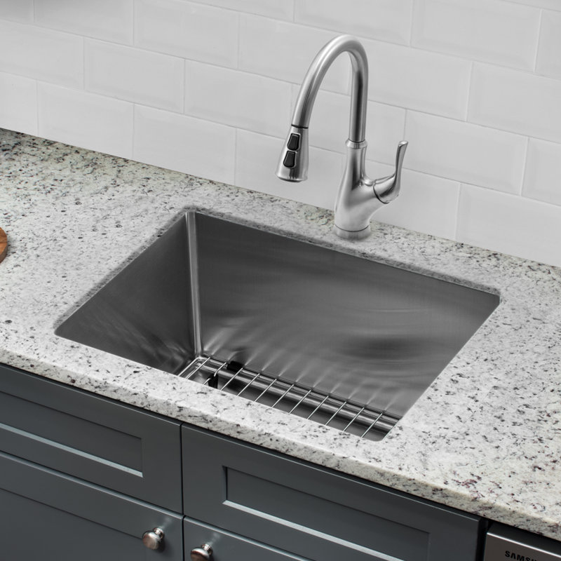 Soleil 20 L X 15 W Undermount Bar Sink With Faucet Reviews