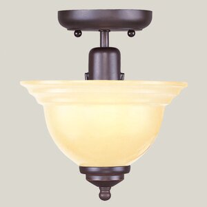 Brunette 1-Light Semi Flush Mount