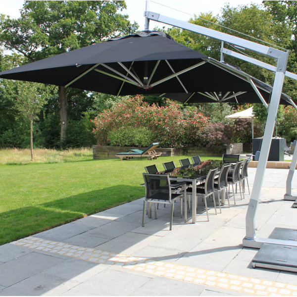 Bambrella Side Wind Hurricane 10 Square Cantilever Umbrella Perigold