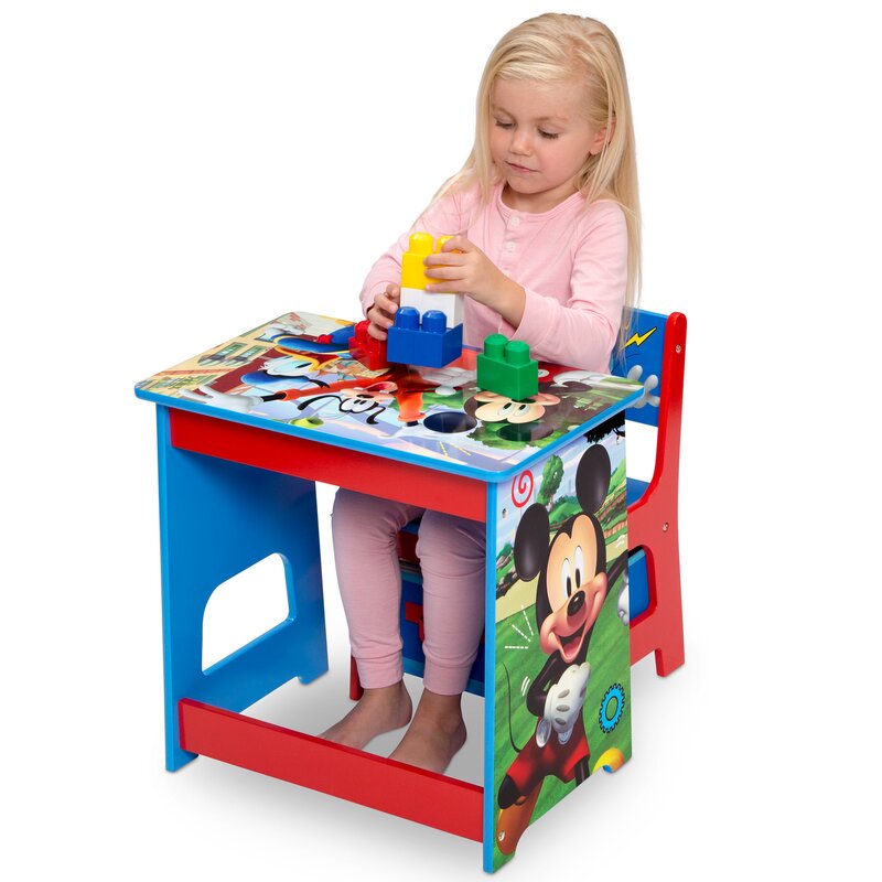 mickey mouse activity table and chair set