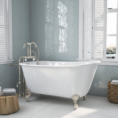 58 X 29 Clawfoot Bathtub Cambridge Plumbing Finish Brushed Nickel Cambridge Plumbing Finish Brushed Nickel