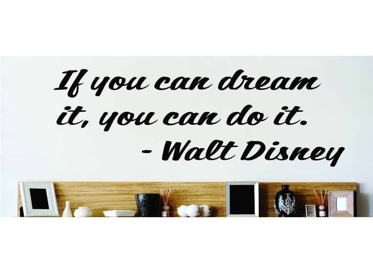 If You Can Dream It You Can Do It English Quote Vinyl Wall Stickers  Unique