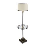 standing lamp with table