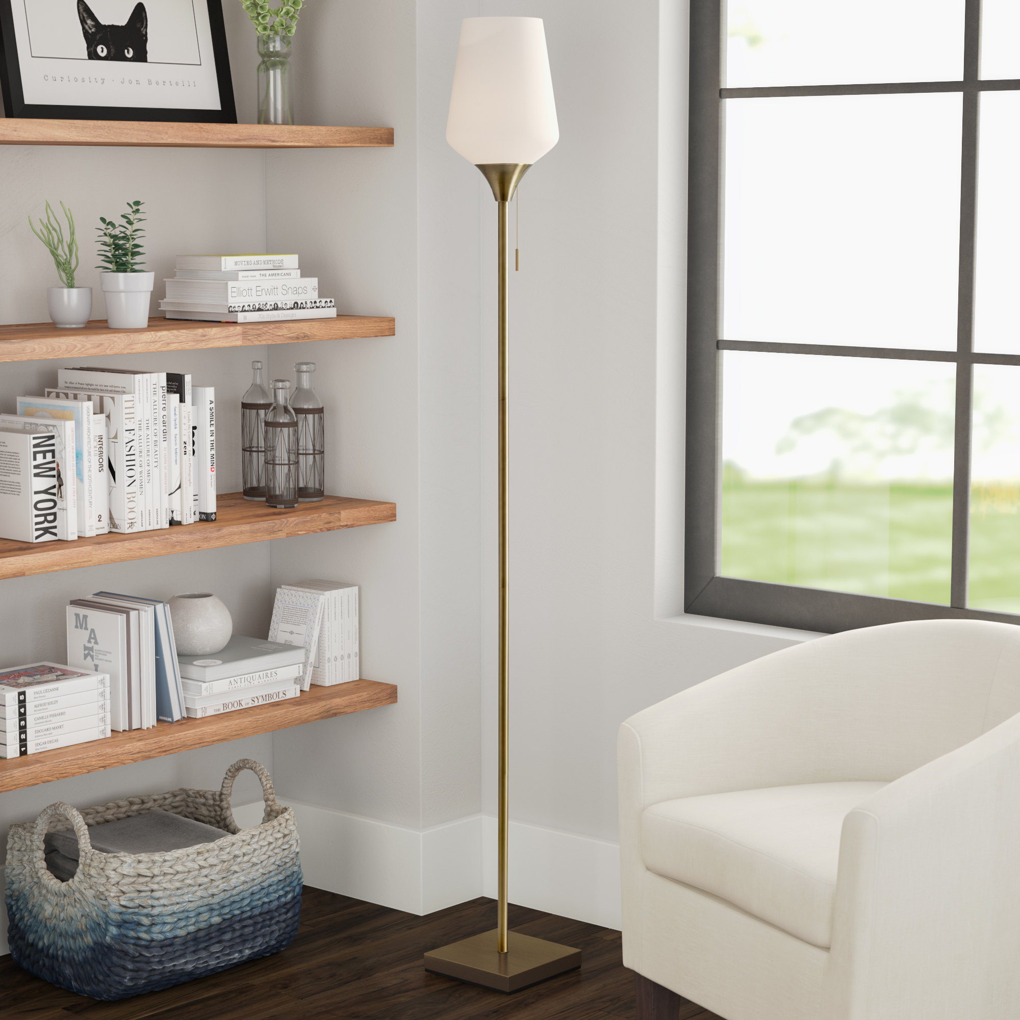 wayfair floor lamps modern