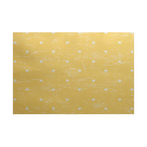 Golden Beach Yellow Indoor/Outdoor Area Rug