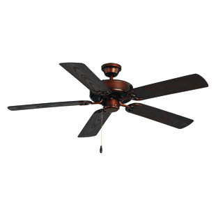 Best Allie 52 Outdoor 5-Blade Ceiling Fan By Alcott Hill Outdoor Lighting Allie 52 Outdoor 5-Blade Ceiling Fan By Alcott Hill Outdoor Lighting