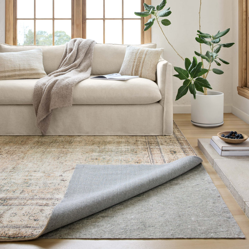 Loloi Grip Premium Thick Non Slip Felt Rubber Rug Pad Size: Rectangular 10' x 14'
