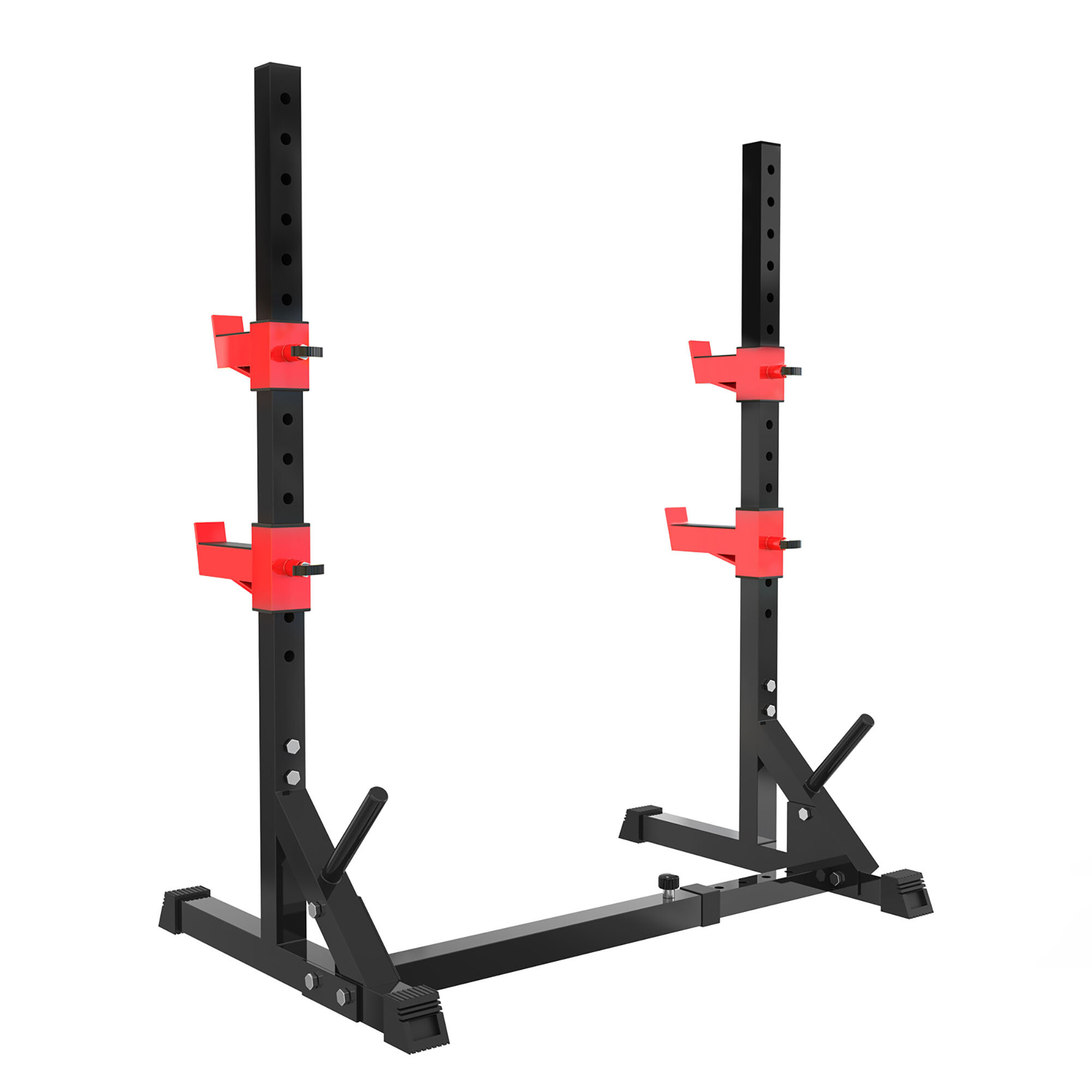 Details about   Dipping Station Barbell Rack Dip Stand Fitness Bench Adjustable Squat Rack 