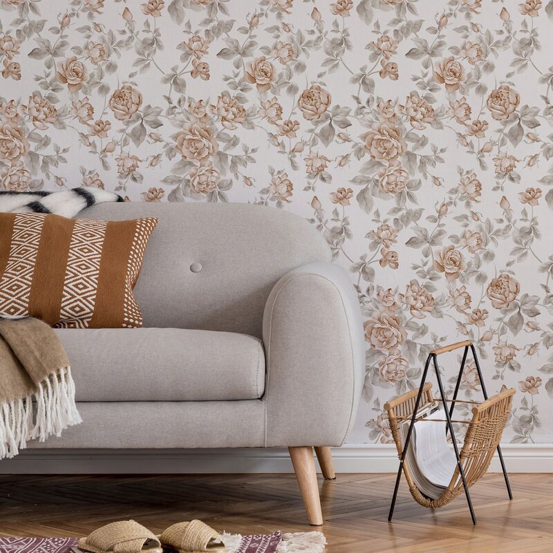 WallsByMe Textured Peel and Stick Wallpaper Panel | Wayfair