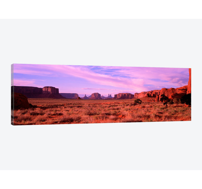East Urban Home Distant View Monument Valley Navajo Nation Usa Photographic Print On Canvas Wayfair