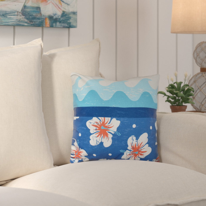 Bay Isle Home Willems Floral Outdoor Throw Pillow Reviews Wayfair
