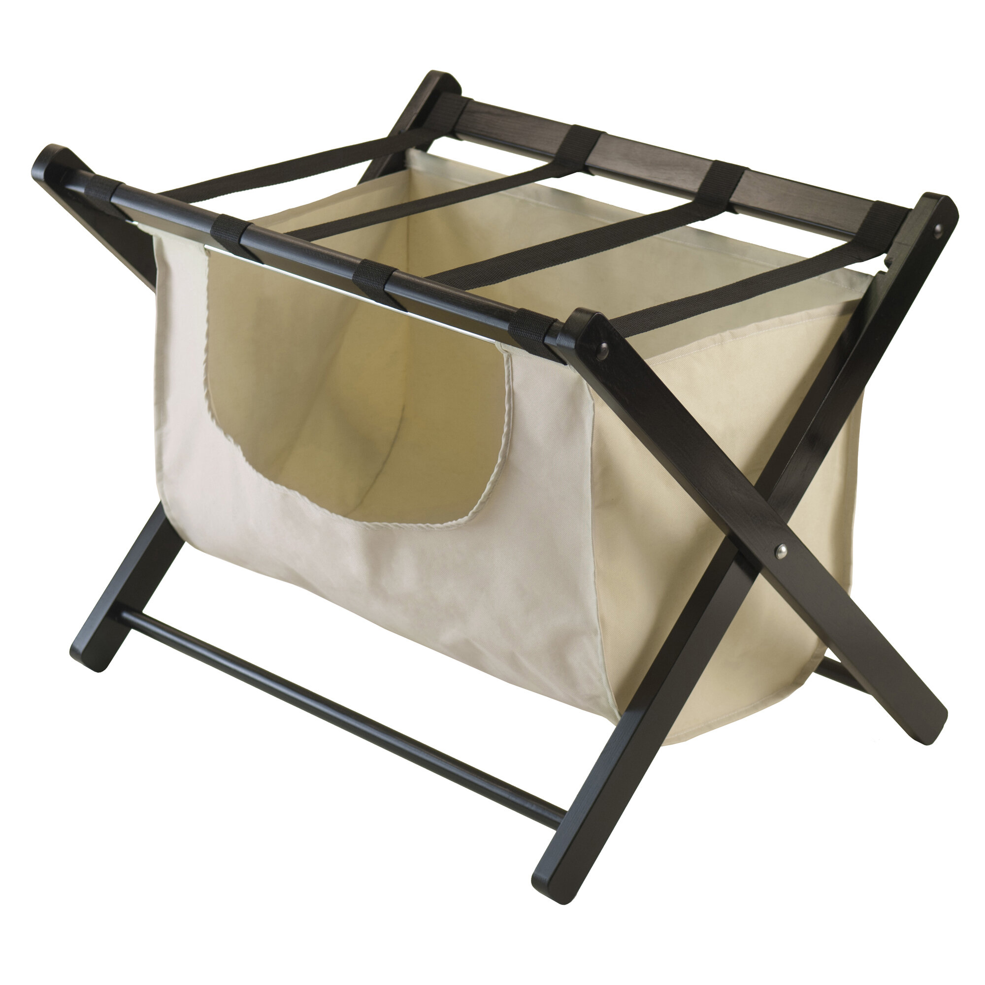 winsome luggage rack with shelf