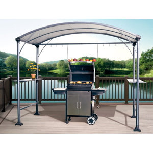 9 Ft. W x 5 Ft. D Steel Grill Gazebo