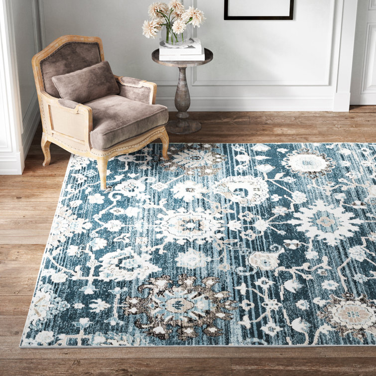 Kelly Clarkson Home Margarit Geometric Ivory/Black Area Rug & Reviews