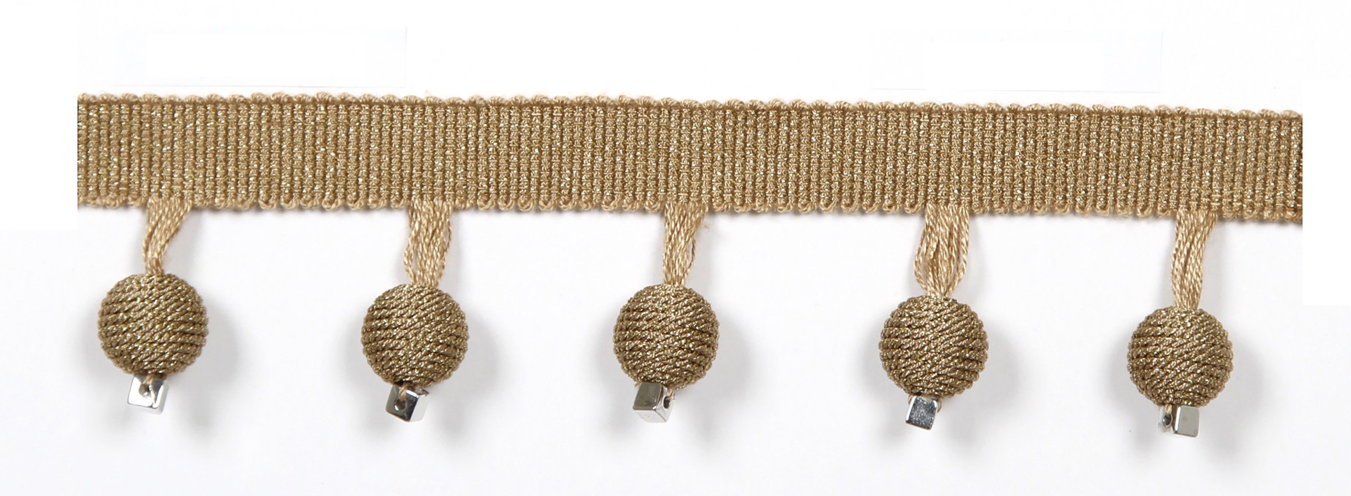 EuropaTex Cultive Metalic Beaded Fringe Fabric Wayfair