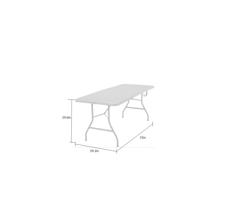folding table and 6 chairs set