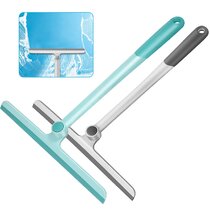 Glass Wiper Cleaner Blades Window Squeegees Window Wiper 2 Pack Shower Door Bathroom for Car Glass Mirror