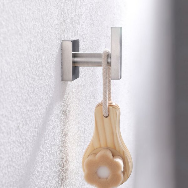 Details about   Bathroom Stainless Steel Toilet Brush Holder Cup Set Wall Hanger Brushed Nickel 