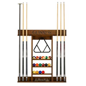 Guinness Pool Table Wall Cue Rack