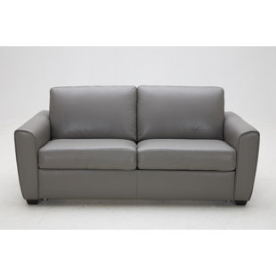 Leather Sleepers You Ll Love Wayfair Jasper Leather Sofa Bed