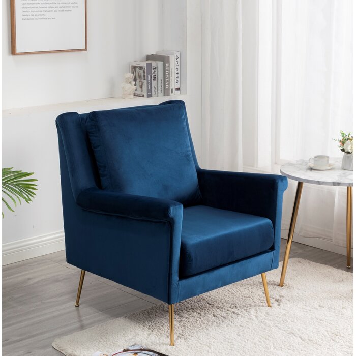 Etta Avenue™ Florina Upholstered Armchair & Reviews | Wayfair