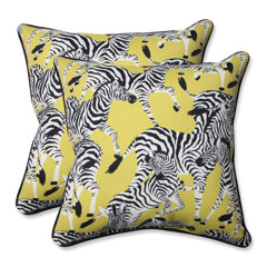 Outdoor Zebra Throw Pillow Wayfair