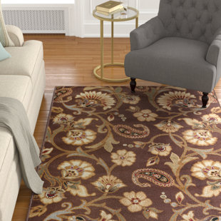 7ft Round Rug Wayfair Lapoint Brown 7 Ft 10 In Round Transitional Area Rug