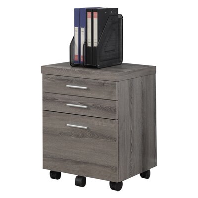 Barnaton 3 Drawer Mobile Vertical Filing Cabinet Allmodern