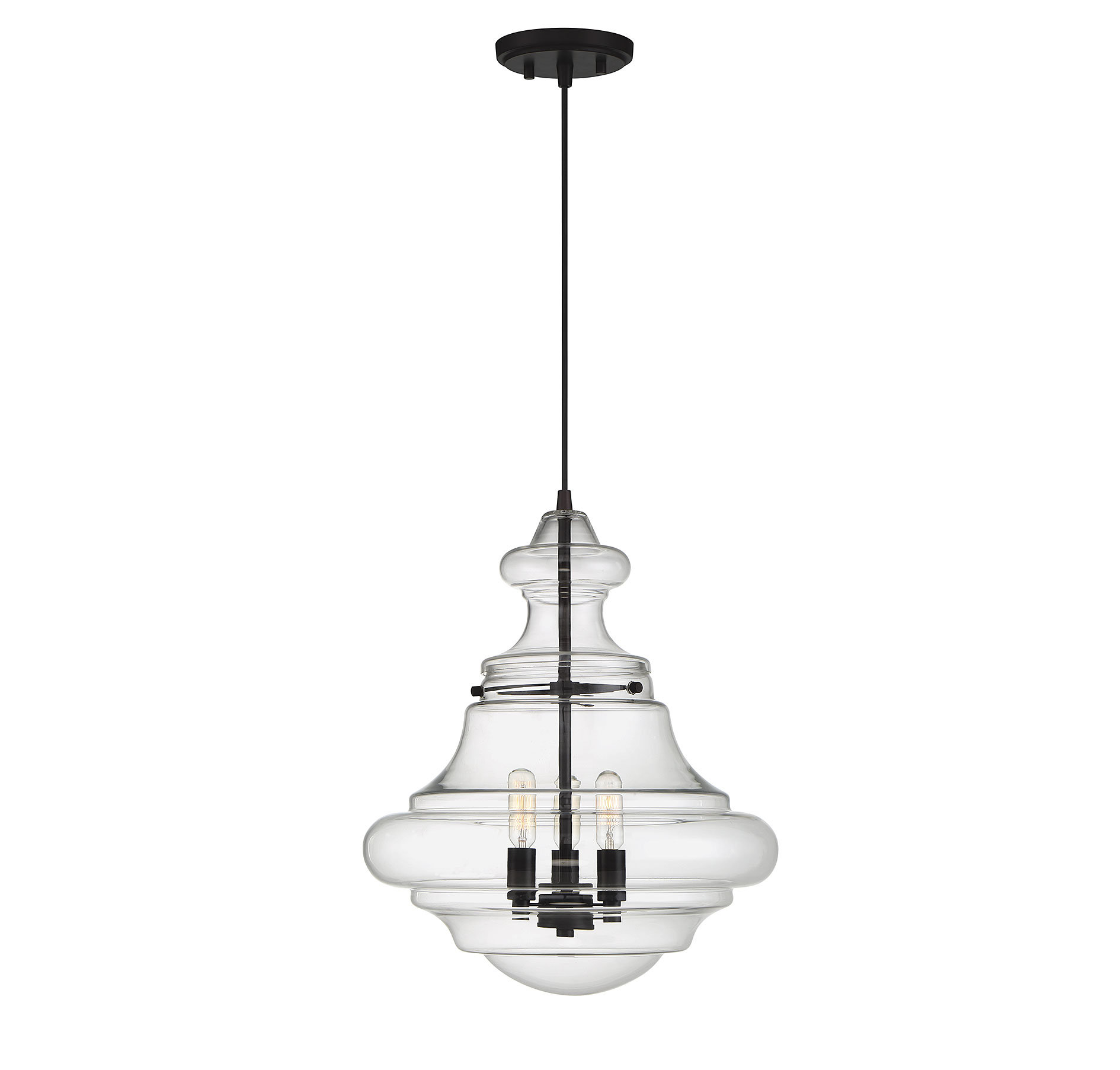 Youmans 3 Light Schoolhouse Pendant Reviews Allmodern
