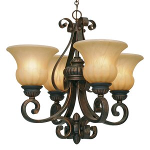 Gregory 4-Light Shaded Chandelier