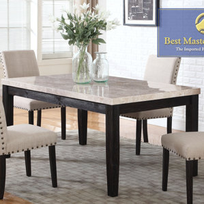 marble kitchen & dining tables you'll love | wayfair marble kitchen & dining tables you'll love | wayfair