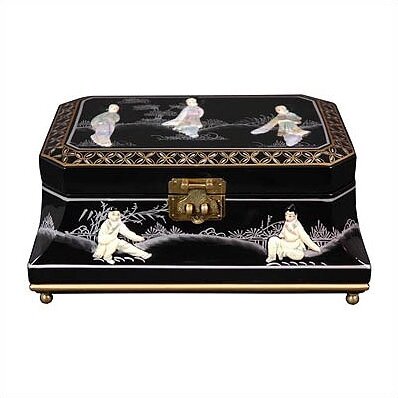 Oriental Furniture Adorlee Asian Jewelry Box | Wayfair