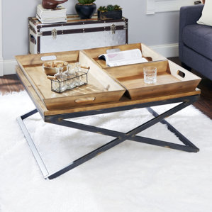 tray top coffee tables you'll love | wayfair tray top coffee tables you'll love | wayfair