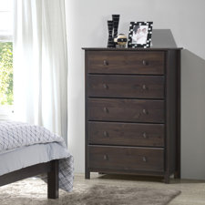 Espresso Dressers You Ll Love Wayfair Shaker 5 Drawer Chest