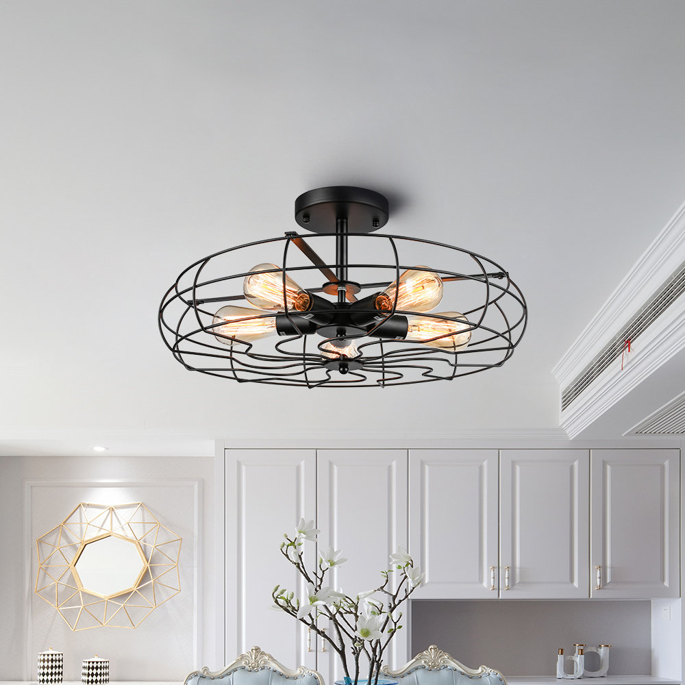Williston Forge Neena Semi Flush Mount | Wayfair