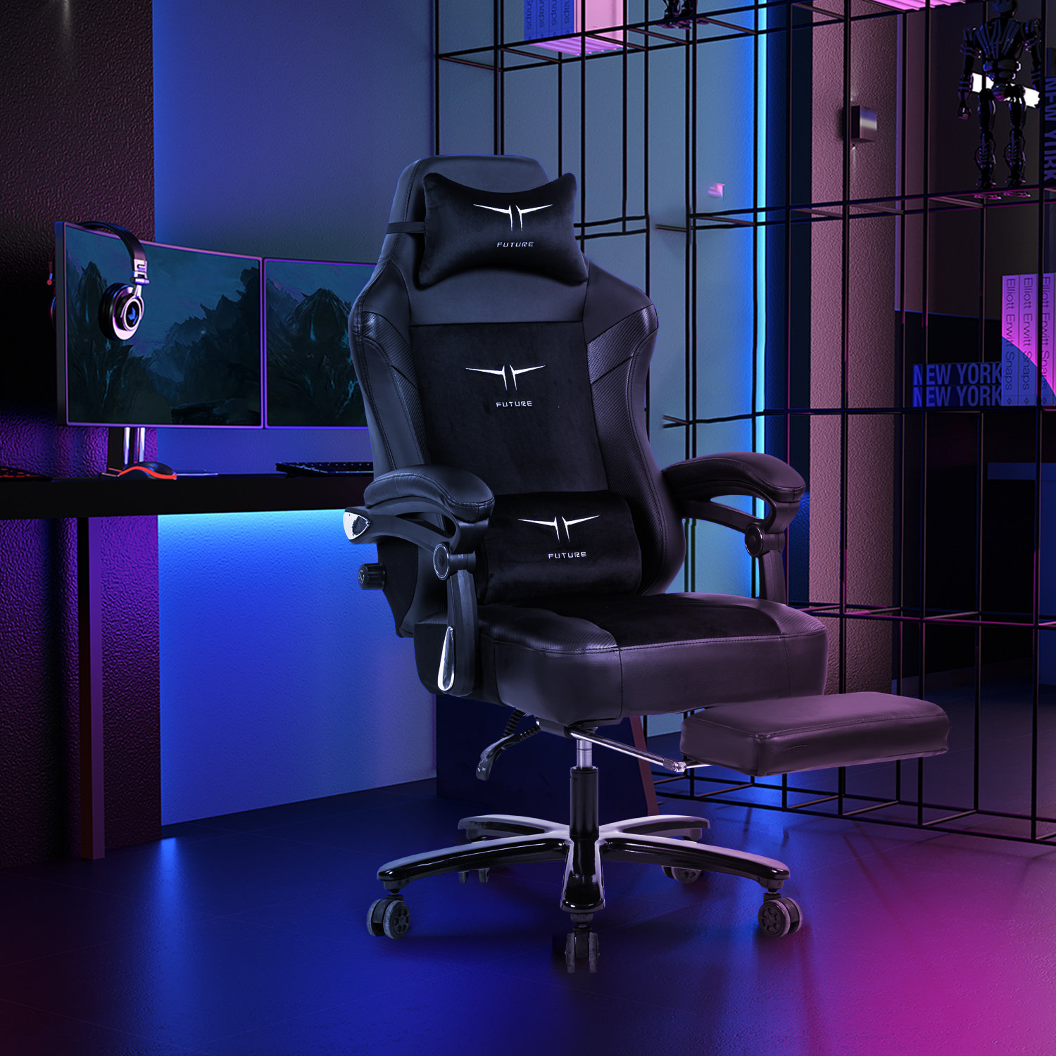 gaming chair 350 lb weight capacity