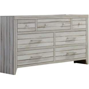 Go to store & view more images Quinlynn Wood 7 Drawer Double Dresser by Breakwater Bay