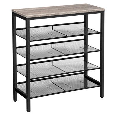 Alheide 5 Tier 20 Pair Shoe Rack