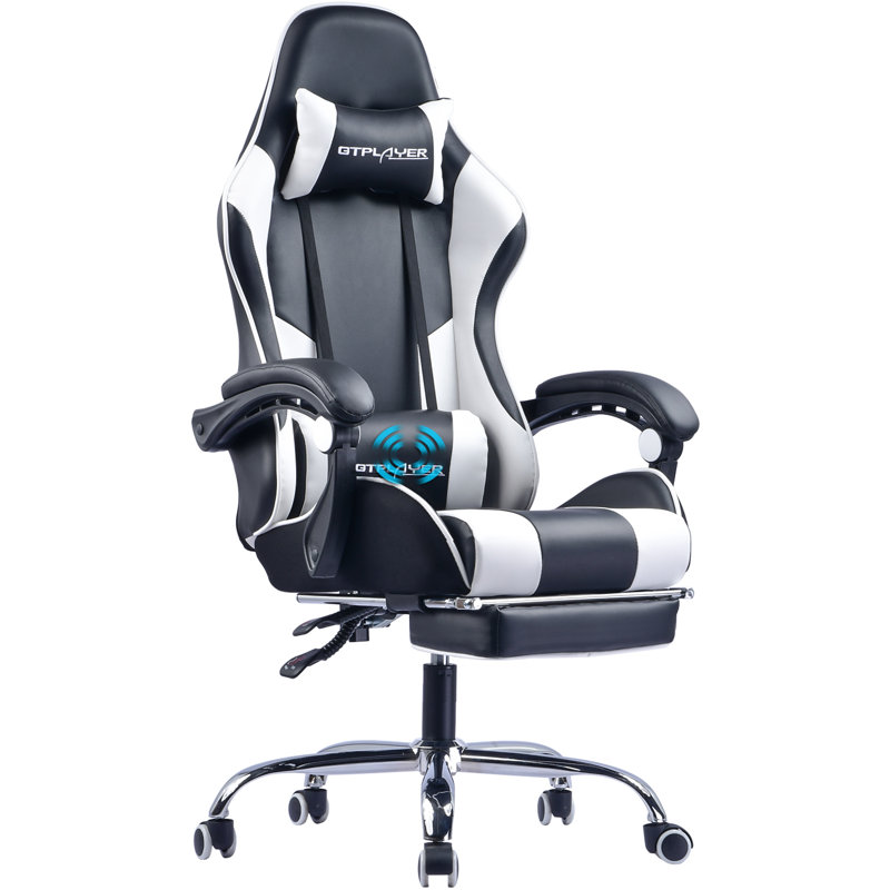 Gtracing Ergonomic Gaming Chair With Footrest And Massage Reviews Wayfair