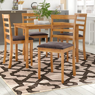 Set Of 4 Chairs Wayfair Co Uk Elvina Dining Set With 4 Chairs