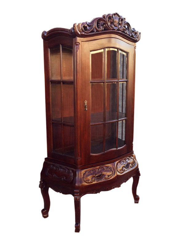 D Art Collection Victorian China Cabinet Wayfair Victorian China Cabinet