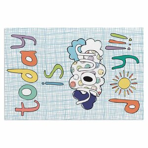 'Today is Your Day' Cloud Decorative Doormat