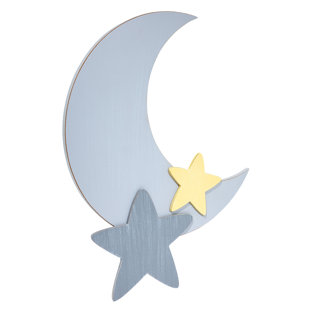 Moon And Stars Nursery Decor Wayfair Sanya Moon And Stars Wall Hanging
