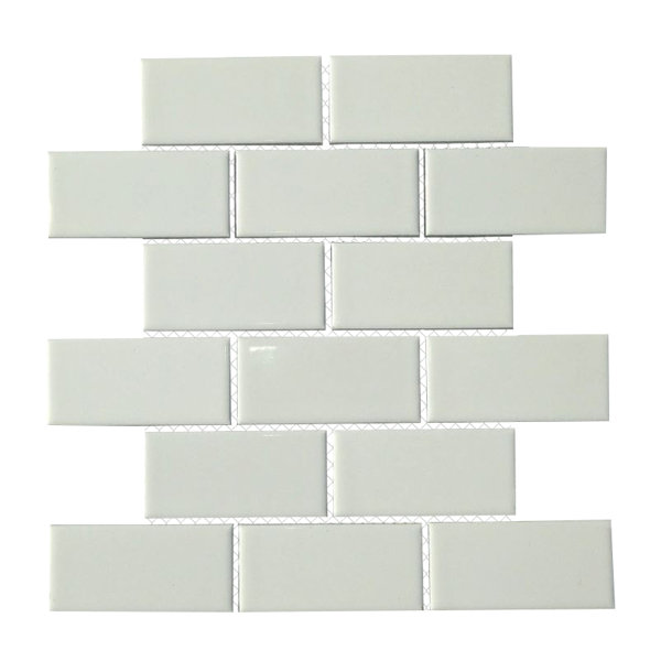 Subway Tile mulia tile classique 2" x 4" porcelain subway tile in white Subway Tile mulia tile classique 2" x 4" porcelain subway tile in white