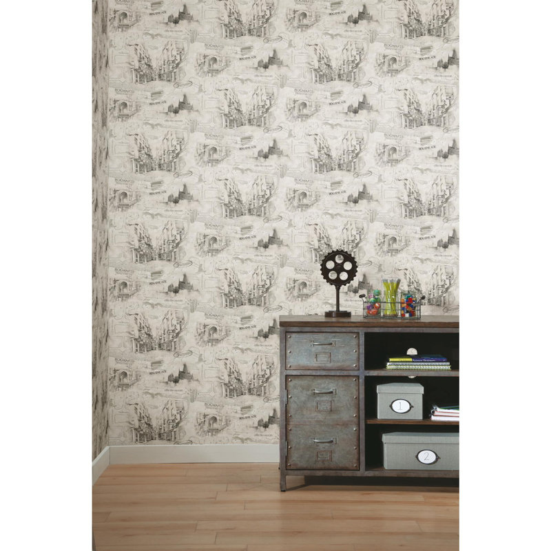 Room Mates Harry Potter Map 18 86 L X 18 W Peel And Stick